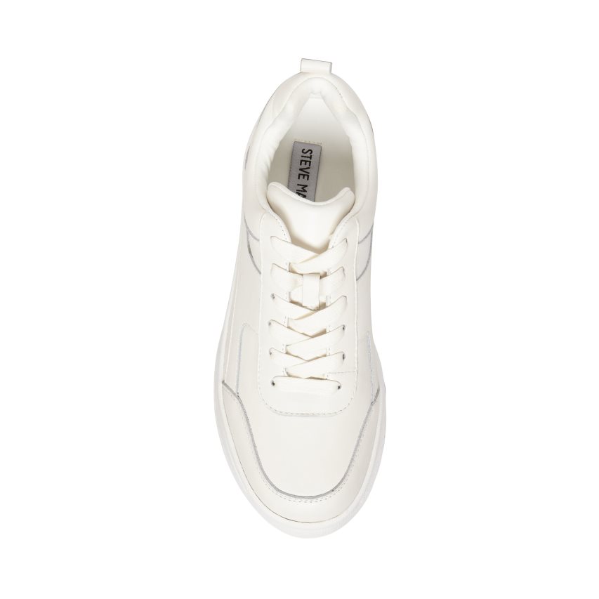 White Steve Madden Hansel Women's Platform Shoes | PH 7435NBD